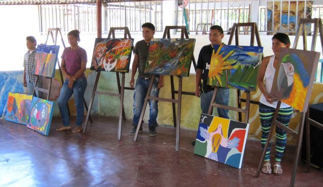 Los nuevos artistas tibuyanos demostraron un talento cautivador y lleno de colores. Cortesía