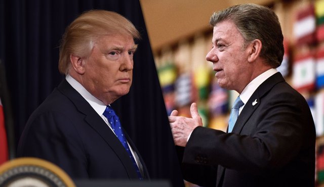Los líderes discutieron la continuación del apoyo estadounidense al proceso de paz en Colombia, que busca acabar con más de medio siglo de conflicto armado, y expresaron la intención de reunirse en el futuro. Archivo particular