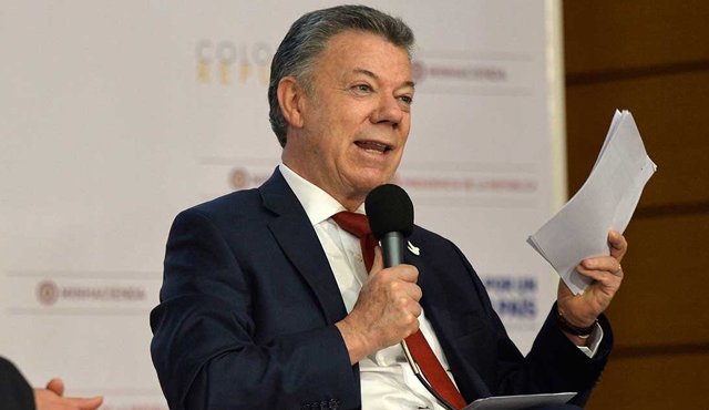 Juan Manuel Santos, presidente de Colombia. Archivo