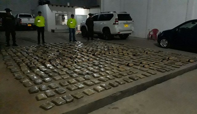 La droga fue hallada en una casa del barrio Chaparral de Los Patios. Policía