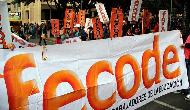 Los trabajadores estatales y los maestros agremiados en Fecode marcharán. Colprensa