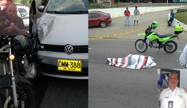 El accidente ocurrió en la madrugada del domingo, sobre la autopista internacional, a la altura de Lomitas.
El cádaver de Guillermo León Caicedo quedó tendido en la mitad de la carretera. Archivo