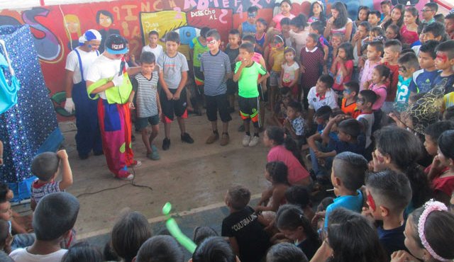 Con actividades artísticas y deportivas los vecinos de Morichal buscan mostrar que hay más opciones económicas y laborales diferentes al contrabando. Cortesía