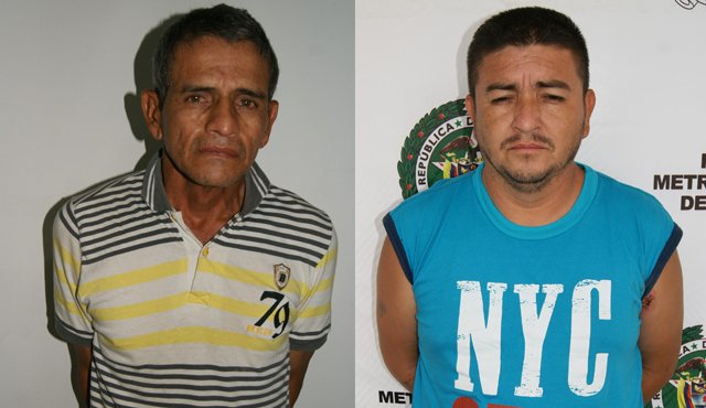 Miller Santana y Víctor Manuel Ortiz. Policía