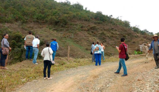 En la zona rural de Ocaña se verificó la tala de bosques y la construcción de viviendas sin licencia. Javier Sarabia