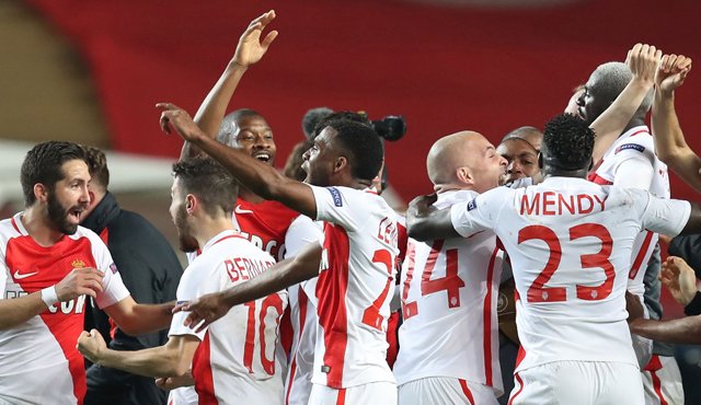 El Mónaco derrotó 3-1 al Manchester City en el juego de vuelta AFP