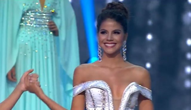 Leidy Ropero en el momento en que es finalista. Cortesía