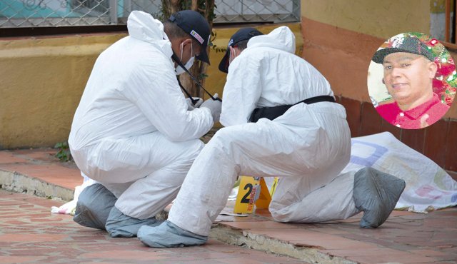 Jesús Armando Ahumada Castellanos quedó muerto en el andén de una casa vecina, en el barrio Santa Bárbara del Municipio Histórico. Edinsson Figueroa