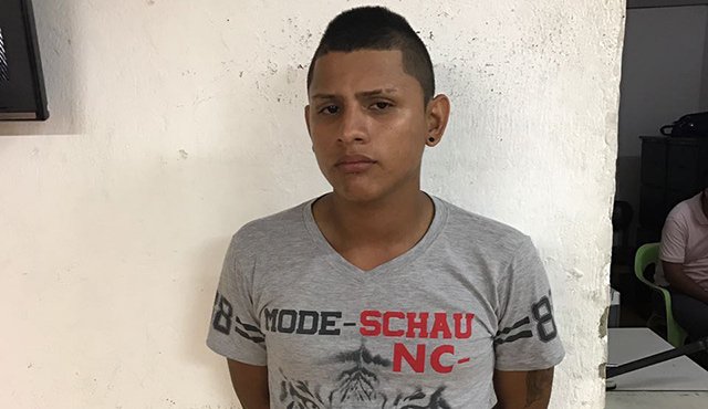 Edwin Alexis Misse Santafé fue detenido tras una persecución policial. Cortesía