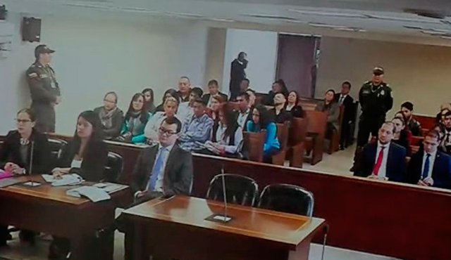 El juicio se cumple en Paloquemao. Twitter