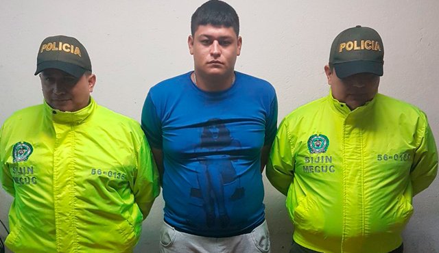 El capturado es conocido como ‘El Gato’ o ‘Daniel’ y presuntamente pertenece al Clan del Golfo. Policía Nacional