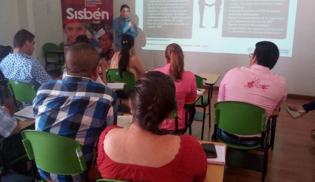 En la jornada de socialización participaron los coordinadores del Sisbén en la Provincia de Ocaña. Javier Sarabia