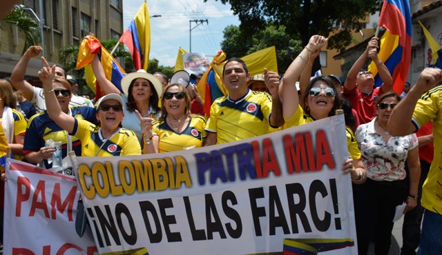 La manifestación recorrió las principales calles de la ciudad. Esperanza Arango