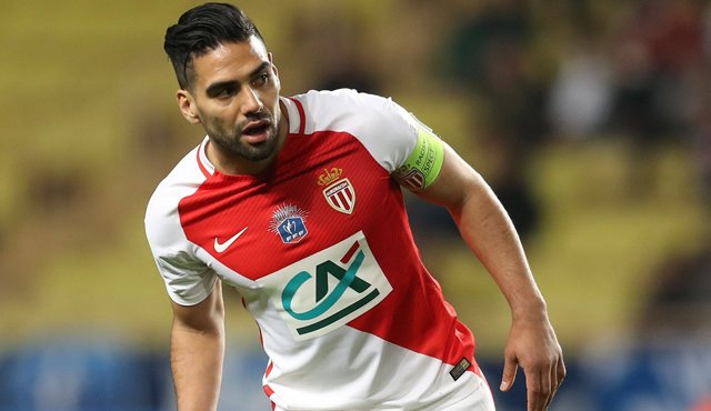 Radamel Falcao volvió a jugar este martes con el Mónaco. AFP