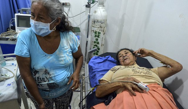 La mujer se identificó como Rosa Rodríguez. AFP