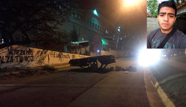 El estudiante de la Universidad Bicentenaria de Aragua (UBA) Jairo Ortiz es el primer fallecido que dejan las protestas que se realizan desde la semana pasada. Tomada de Twitter