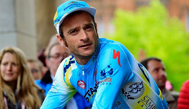 Scarponi entrenaba cerca de su casa en Filottrano. AFP