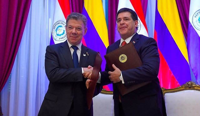 Los dos mandatarios firmaron una declaración conjunta y en ella resaltaron la importancia del mandato del Consejo de Seguridad de las Naciones Unidas para el cumplimiento del proceso de paz. Colprensa