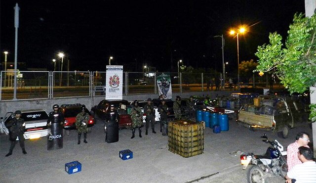 El operativo se produjo en una trocha conocida como La Chinita, en San Faustino. Cortesía