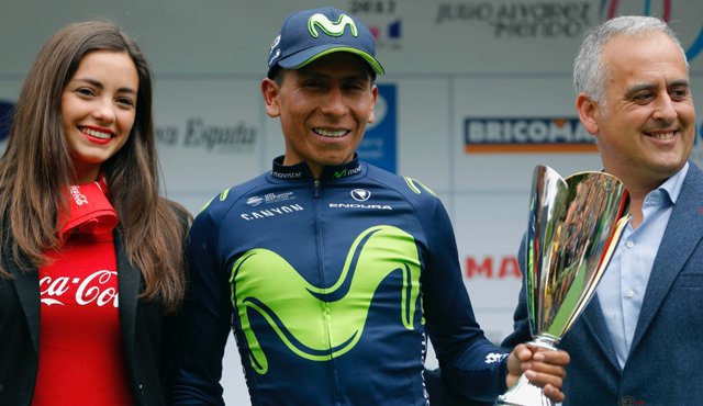 El ciclista colombiano nairo Quintana (Movistar Team), logró ayer el subtítulo de la Vuelta a Asturias 2017, en la que el campeón fue el español Raúl Alarcón Cortesía