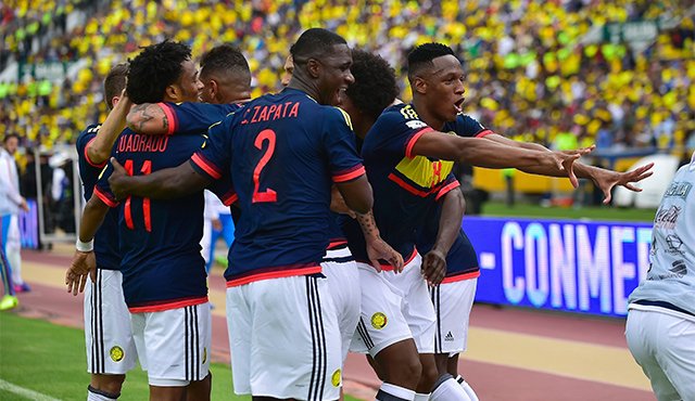 Brasil, Argentina, Chile y Colombia son las selecciones sudamericanas entre las diez mejores. AFP