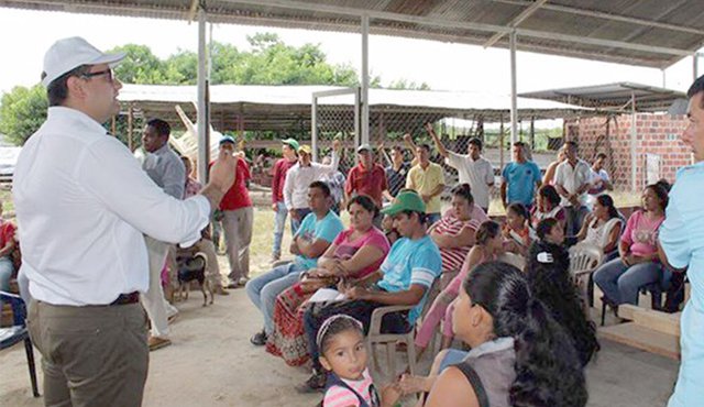 Los habitantes de San Faustino recibirán este sábado toda la oferta institucional de la alcaldía y la Secretaría de Posconflicto, en el marco de la brigada que se programó en esa zona rural. Cortesía