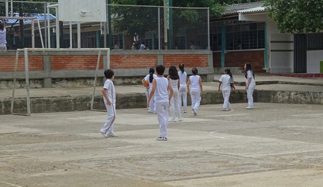 Las obras de remodelación en el colegio simón bolívar ya fueron entregadas beneficiando a 2 mil estudiantes de las tres sedes educativas. Cortesía