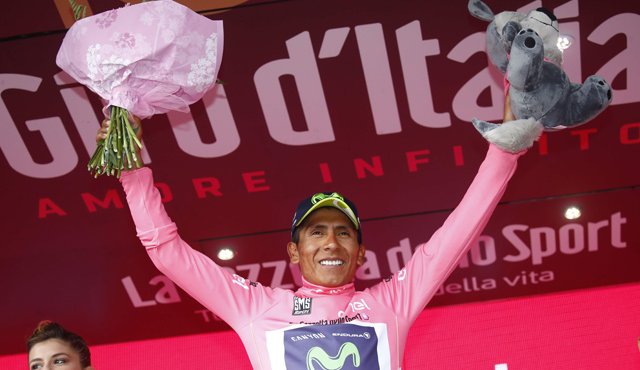 Nairo Quintana es el nuevo líder del Giro de Italia AFP
