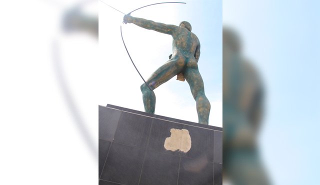 La placa no tiene valor comercial, según la Secretaría de Cultura Municipal. César Obando