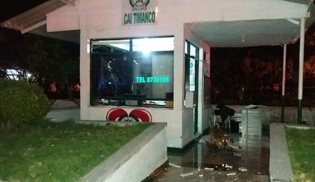 Los hechos se produjeron sobre las 10:30 de la noche del pasado martes. Colprensa