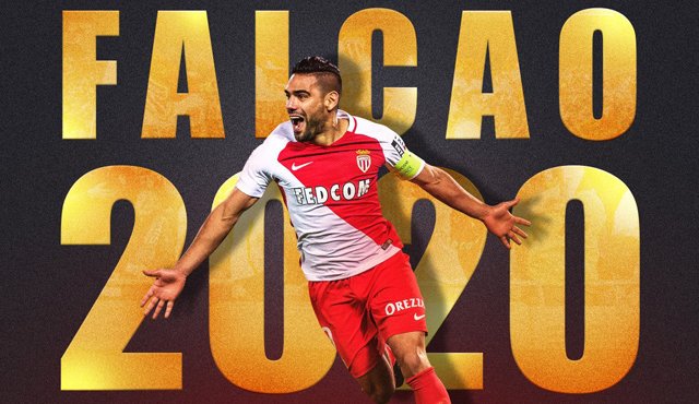 Esta es la imagen publicada en redes sociales sobre la renovación del contrato de Falcao Tomado de Internet