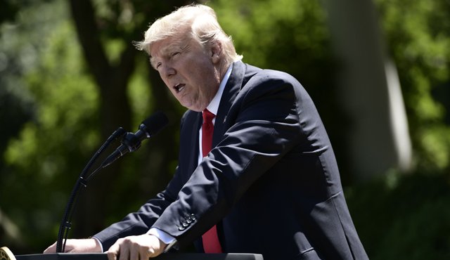 Donald Trump, presidente de Estados Unidos. AFP