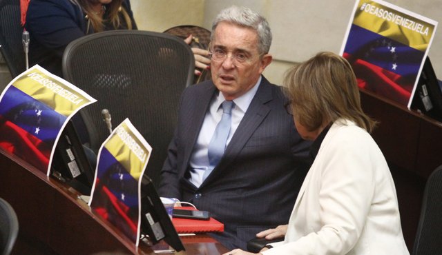 Álvaro Uribe Vélez, senador. Colprensa
