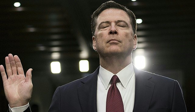 Comey adelantó por escrito su testimonio, en un documento de siete páginas que tuvo el efecto de un verdadero terremoto político. AFP