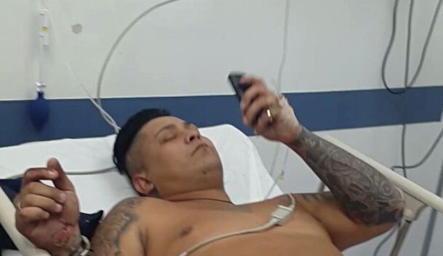 Nilson Enrique Ortega se encuentra internado en un centro asistencial. Cortesía