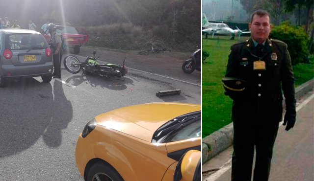 Al parecer el subintendente Lennis Efrén Rojas Ortega chocó por detrás al vehículo Renault 9, de placas XLE-119, cuando se movilizaba por el Anillo Vial, sector oriental. La Opinión