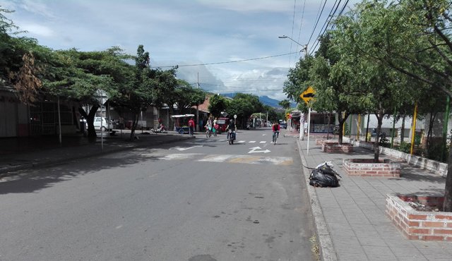 Esta es una de las avenidas principales del municipio de Los Patios, en donde se han presentado constantes atracos durante el año. Johan García