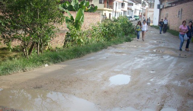 La calle está ubicada a dos cuadras del Complejo Histórico de San Francisco, en Ocaña. Javier Sarabia
