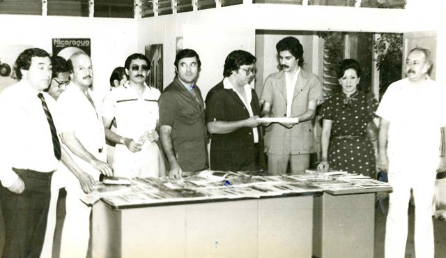 Hernando Ruiz, Víctor Hernández, Rómulo Hernández, Víctor Parra, al licenciado Saúl Molina, Orlando Useche, Jhon Jaimes, Nhora Santaella y Jorge Álvarez Sarmiento. Archivo La Opinión