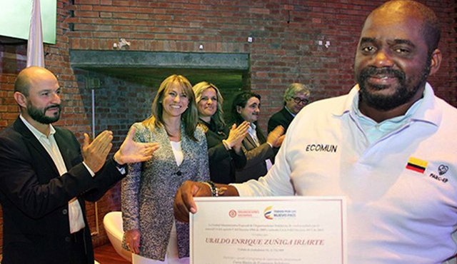 37 reincorporados de las Farc de las 26 Zonas Veredales adelantaron el curso básico de economía solidaria. Cortesía