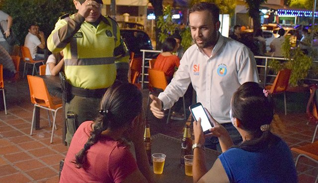 el refuerzo y el incremento de los controles produjeron en el fin de semana 365 órdenes de comparendo, de las cuales 22 fueron para borrachos. Cortesía