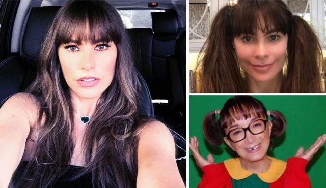 Sofía Vergara sorprendió ayer con su corte de cabello. Tomada de Instagram