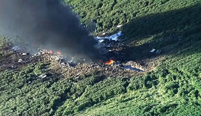 Las 16 víctimas se encontraban dentro del avión, informaron medios de comunicación Tomada de internet