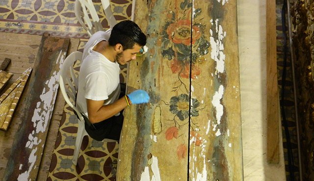 La restauración está a cargo de José Miguel Navarro Soto. Javier Sarabia