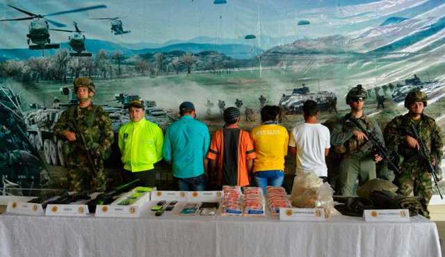 Los operativos permitieron neutralizar algunos planes delincuenciales de esta organización, según las autoridades. Colprensa