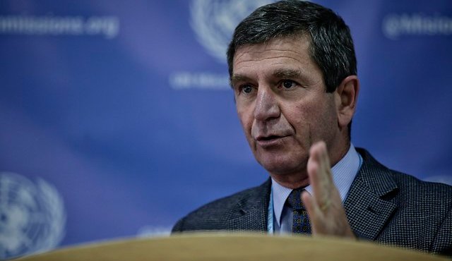 El general Javier Pérez Aquino da el balance de dejación de armas de las Farc. Colprensa