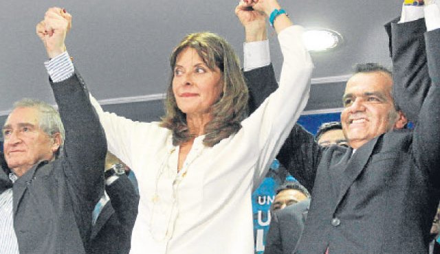 La excandidata conservadora Marta Lucía Ramírez finalmente terminó uniéndose a la campaña de Óscar Iván Zuluaga y se convirtió en su jefe de debate para la recta final de la contienda. colprensa
