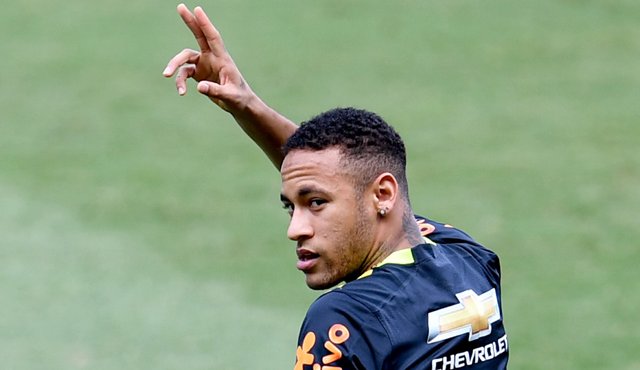 Neymar, futbolista brasileño. AFP