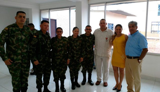 La condecoración tuvo lugar en el Cantón San Jorge, en Cúcuta. Cortesía