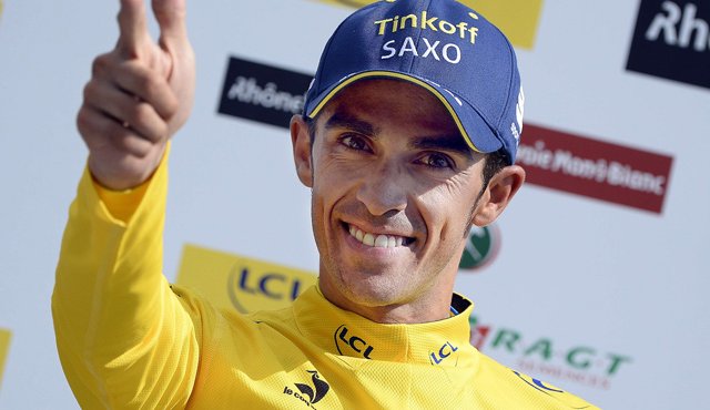 El escalador de Madrid (España) ha sido protagonista por sus triunfos en las grandes rondas del ciclismo mundial, pero también por su presunta relación con el dopaje, en el 2010. Este año será su última Vuelta a España. AFP
